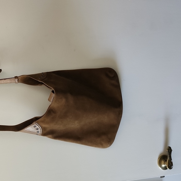 Lucky Brand Bags Lucky Brand Suede Crossbody Bag Poshmark